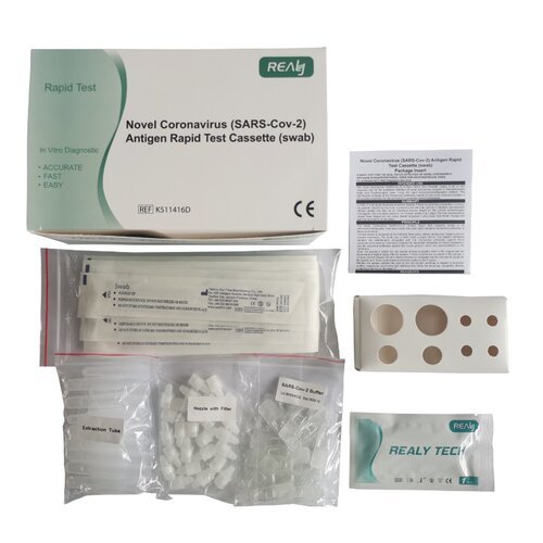 Realy Tech Novel Coronavirus (SARS-Cov-2) Antigen Rapid Test, Box á 25 Stück